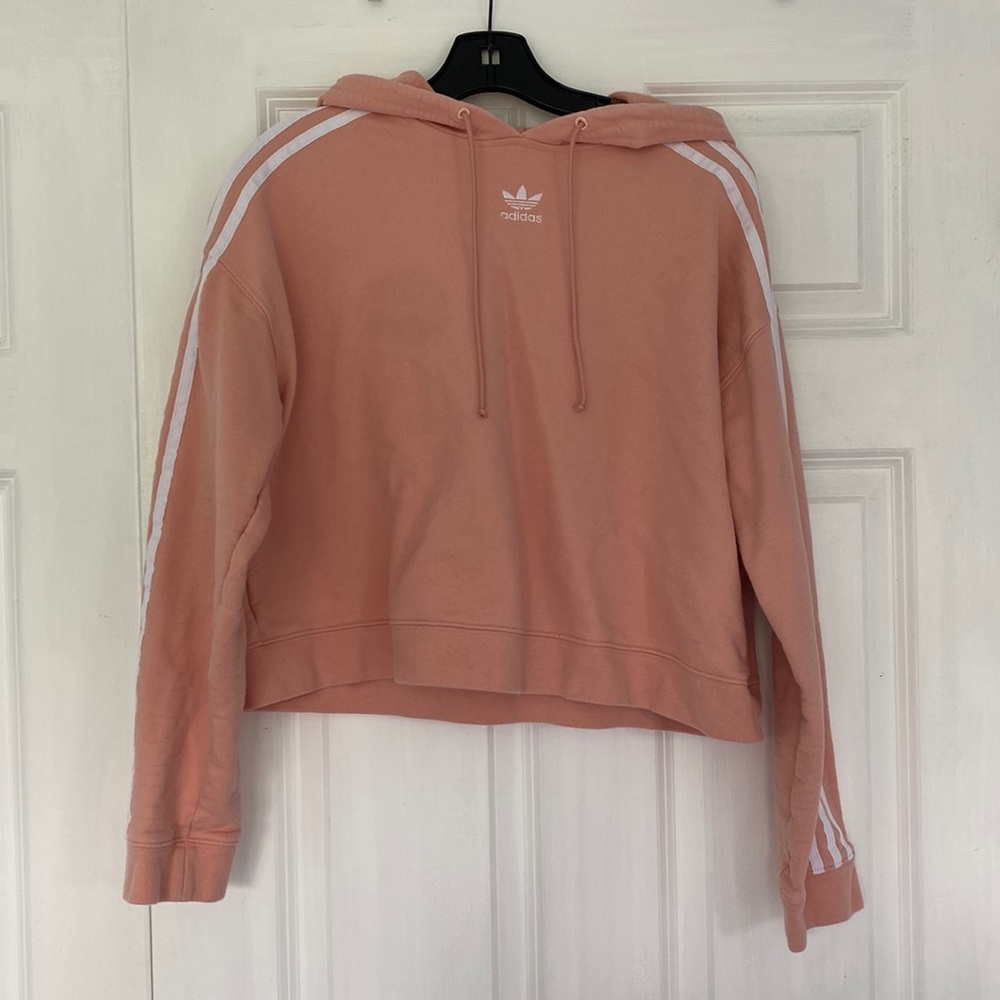 Adidas Light Pink Hoodie Size Medium